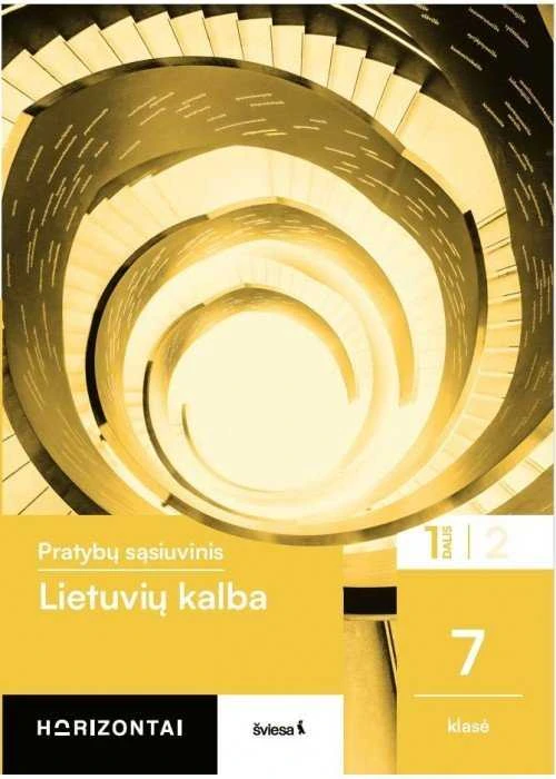 KNYGA Šviesa Lietuvių kalba. Pratybų sąsiuvinis 7 klasei, 1 dalis, serija Horizontai