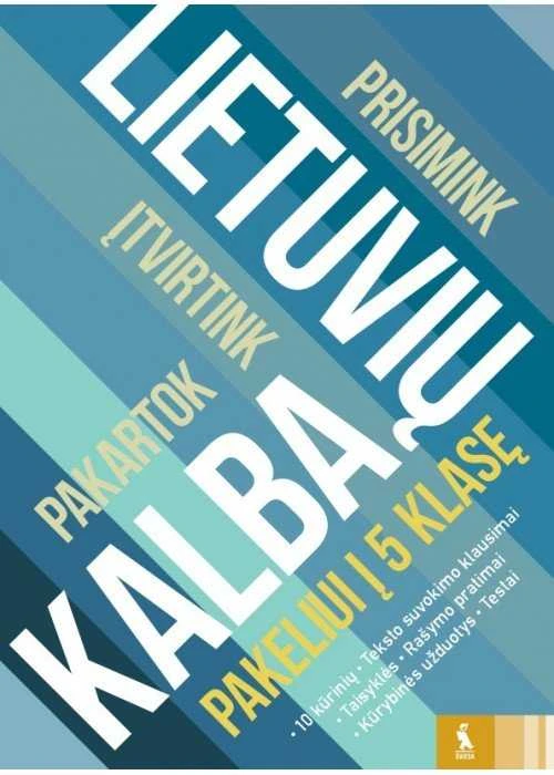 KNYGA Šviesa Lietuvių kalbos kartojimo užduotys (s. „Pakeliui į 5 klasę“)