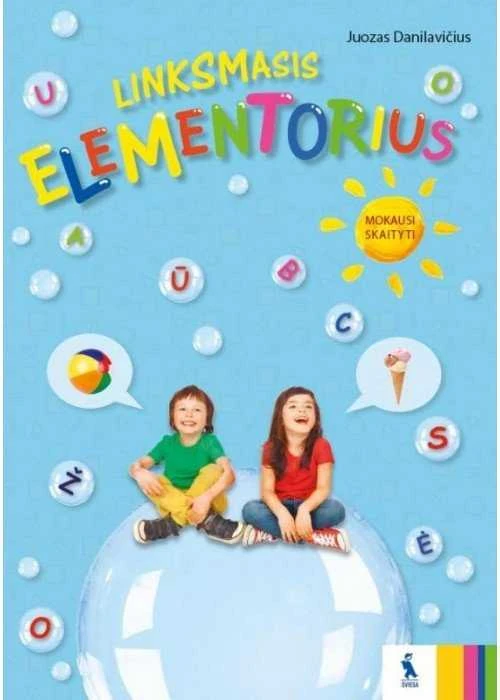 KNYGA Šviesa Skaitymo pradžiamokslis. Linksmasis elementorius. Mokausi skaityti. 6-7 metų vaikams