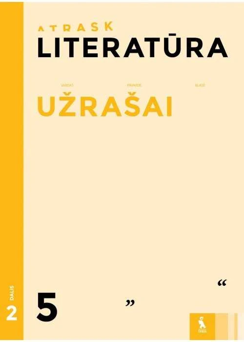 KNYGA Šviesa LITERATŪRA. UŽ. V kl.. 2 d. (ATRASK)