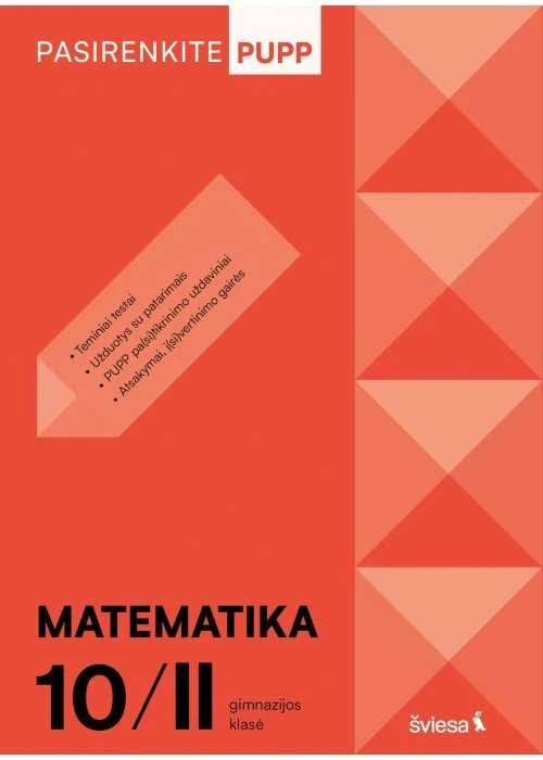 KNYGA Šviesa Matematika. PUPP, 10 (II gimnazijos) klasė, serija Pasirenkite PUPP
