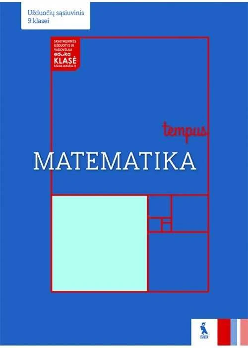 KNYGA Šviesa MATEMATIKA. Užduočių sąsiuvinis 9 kl. (TEMPUS)