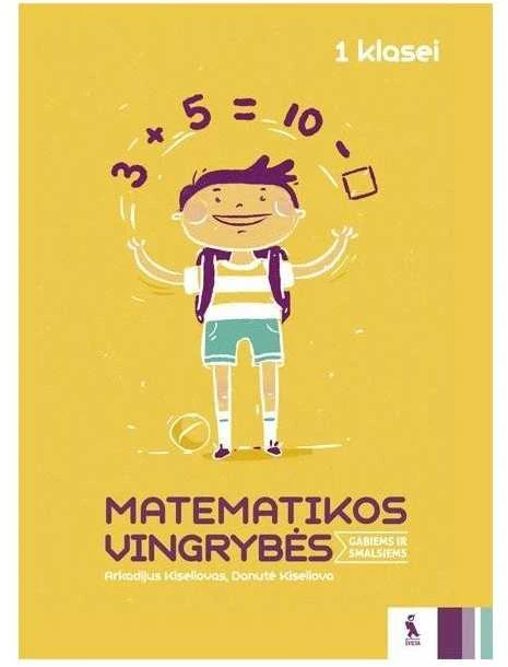 KNYGA Šviesa Matematikos užduotys gabiems vaikams "Matematikos vingrybės" 1 klasei
