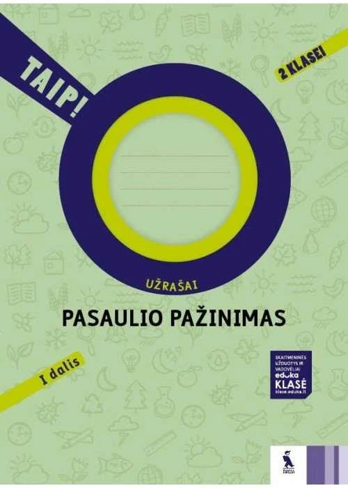 KNYGA Šviesa Pasaulio pažinimas. Užrašai 2 klasei, 1 dalis (TAIP!)