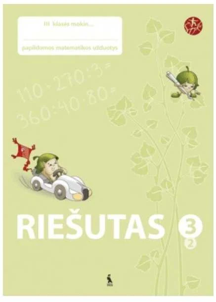 KNYGA Šviesa Riešutas. Papildomos užduotys 3 klasei, 2 dalis (atnaujinta). Serija ŠOK