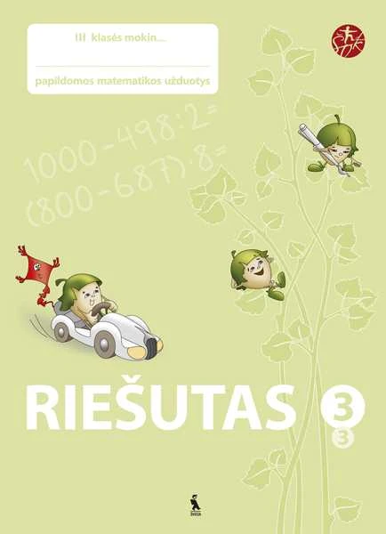 KNYGA Šviesa Riešutas. Papildomos užduotys 3 klasei, 3 dalis (atnaujinta). Serija ŠOK