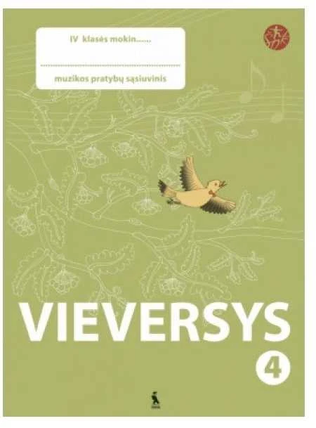 KNYGA Šviesa Vieversys. Muzikos pratybų sąsiuvinis 4 klasei (serija „ŠOK“)