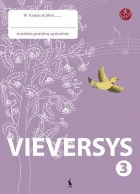 KNYGA Šviesa Vieversys. Muzikos pratybų sąsiuvinis 3 klasei (serija „ŠOK“)