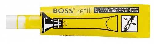 Teksto žymeklio papildymas STABILO BOSS geltonas
