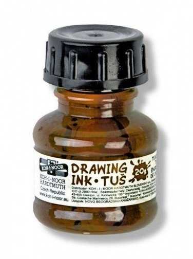 Tušas KOH-I-NOOR, 20 g. ruda