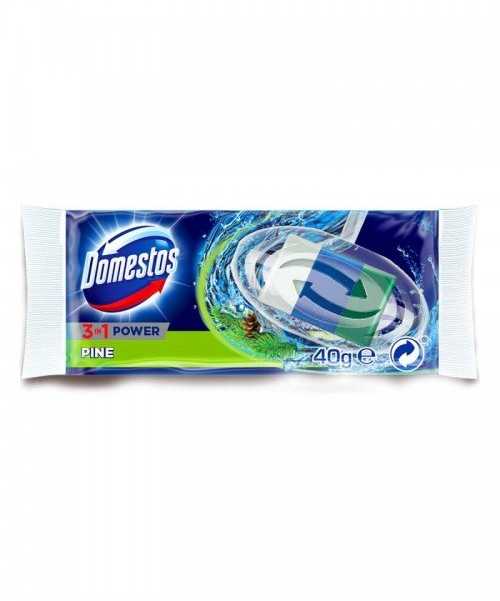 WC muiliukas-papildymas Domestos 3in1 Power Pine 40g