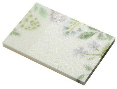 Zibi Lipnūs lapeliai ARABESKI 50x75mm 50lap blizgūs balti