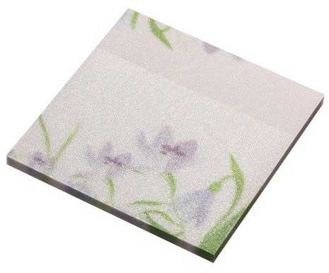 Zibi Lipnūs lapeliai ARABESKI 75x75mm 50lap blizgūs levandų sp