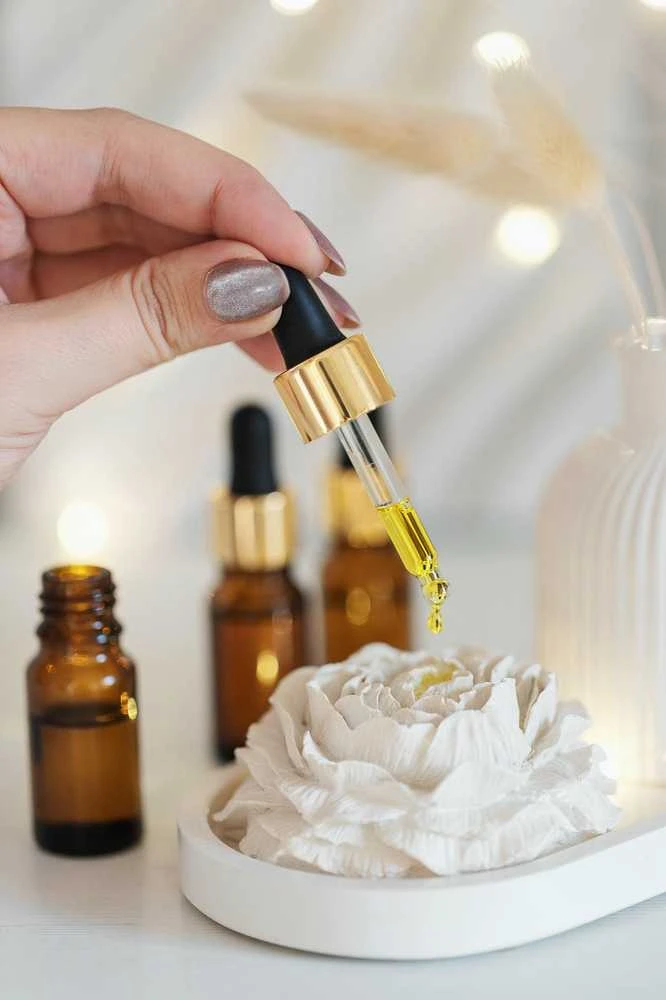 Lukata Gipsinis bijūnų žiedas su aromatiniu aliejumi 10ml, Namų dekoro elementas