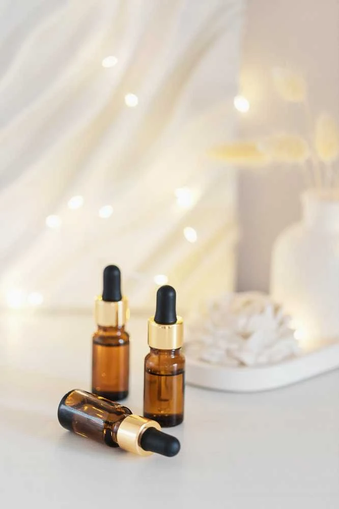 Lukata Gipsinis bijūnų žiedas su aromatiniu aliejumi 10ml, Namų dekoro elementas