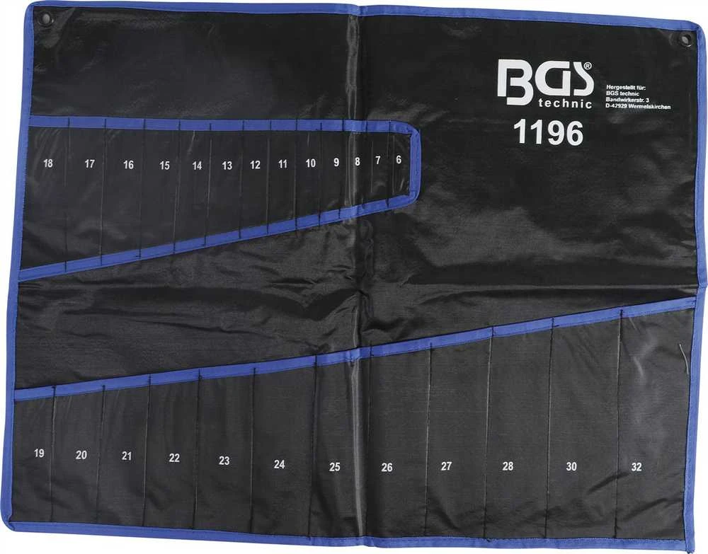 Bgs Technic Tuščias dėklas raktams su 25 kišenėm | nuo BGS 1196 (1196-LEER)