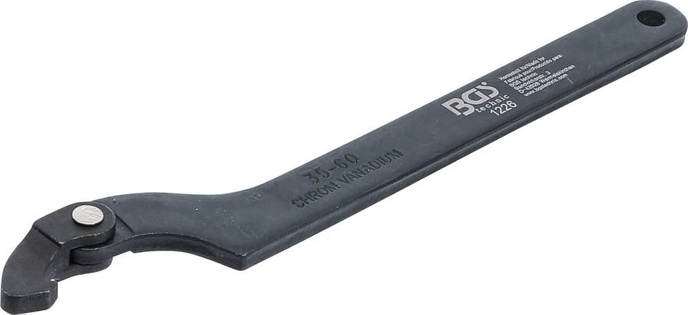 Bgs Technic Raktas užmetamas, reguliuojamas dydis, specialus plienas | 35-60 mm (1226)