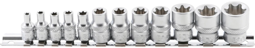 Bgs Technic Galvučių rinkinys E-Tipas | 6.3 mm (1/4") / 10 mm (3/8") | 12 vnt. (2038)