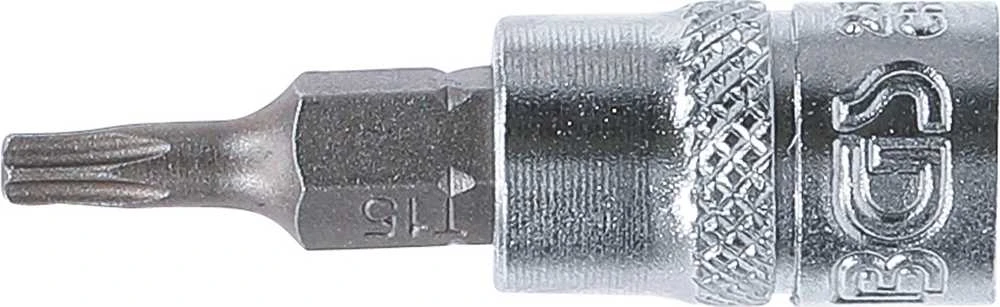 Bgs Technic Antgalis įpresuotas į galvutę | 6.3 mm (1/4") | T-Star (Torx) T15 (2591)