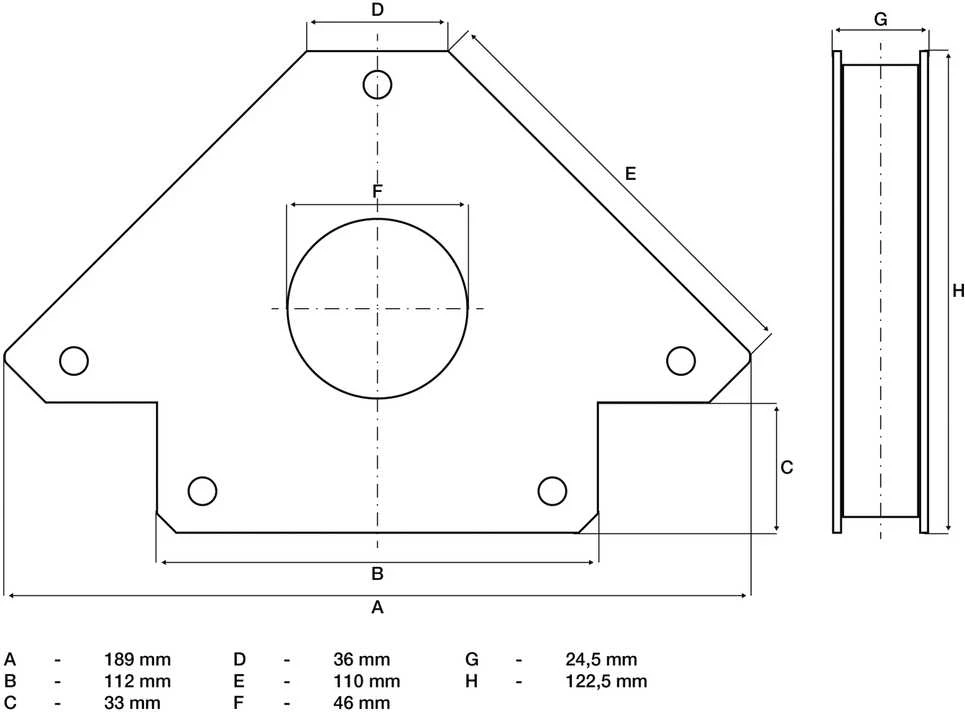 Bgs Technic Magnetinis laikiklis suvirinimo darbams | su skyle | 32 kg (3009)
