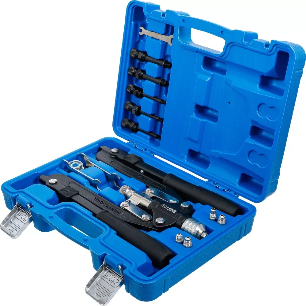 Bgs Technic Kniediklis srieginėms ir paprastoms kniedėms | ilgos rankenos | 3,2 - 6,4 mm (405)