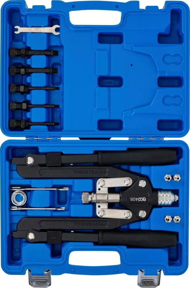 Bgs Technic Kniediklis srieginėms ir paprastoms kniedėms | ilgos rankenos | 3,2 - 6,4 mm (405)