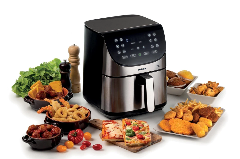 4628 Ariete Airy Fryer Metal 7L karšto oro gruzdintuvė