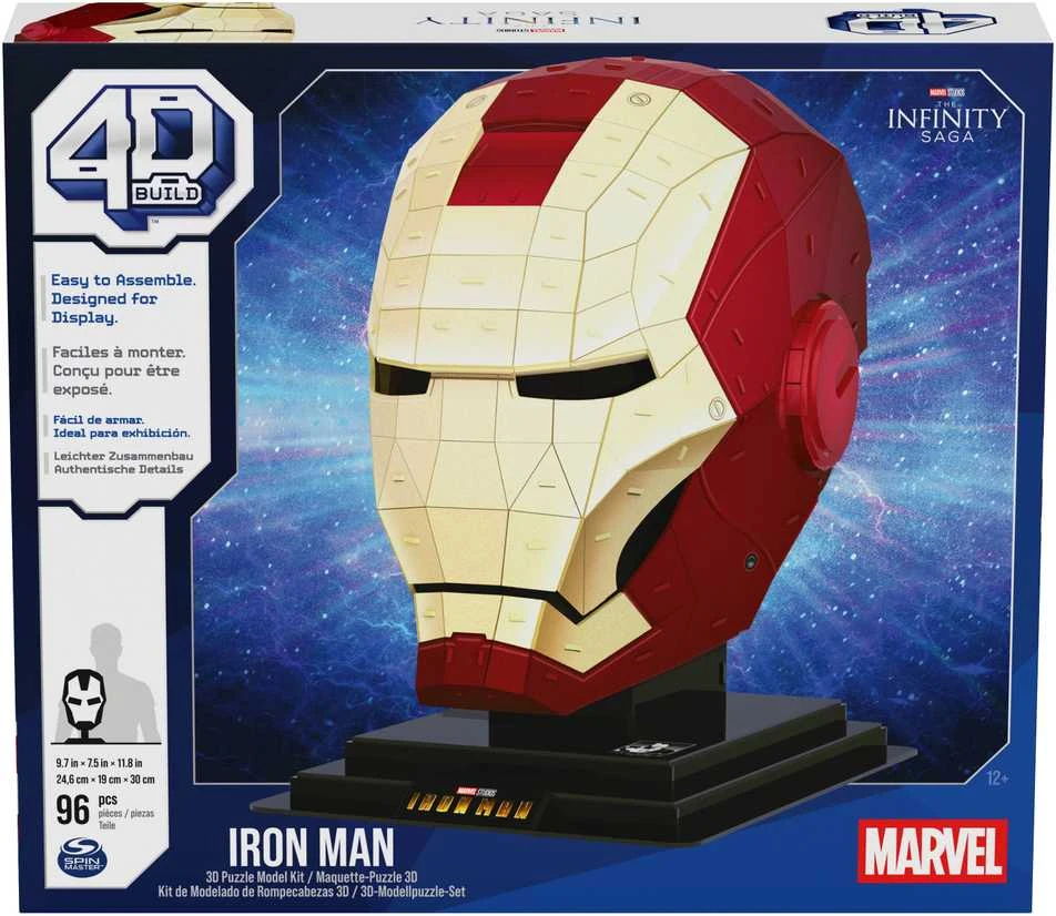 Spin Master MARVEL 4D dėlionė „Geležinio žmogaus šalmas“