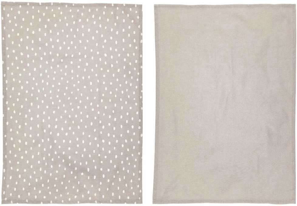 4Living Kitchen Rankšluostis Fun 2 pcs 50x70 cm beige