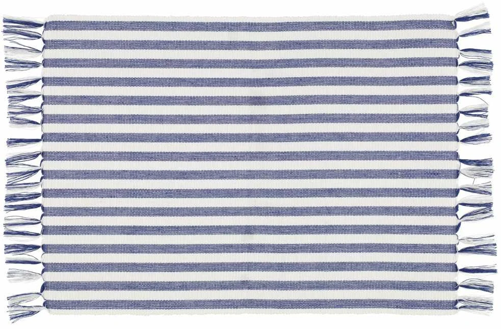 4Living Stalo padėklas Mėlynas su balta 45x33cm