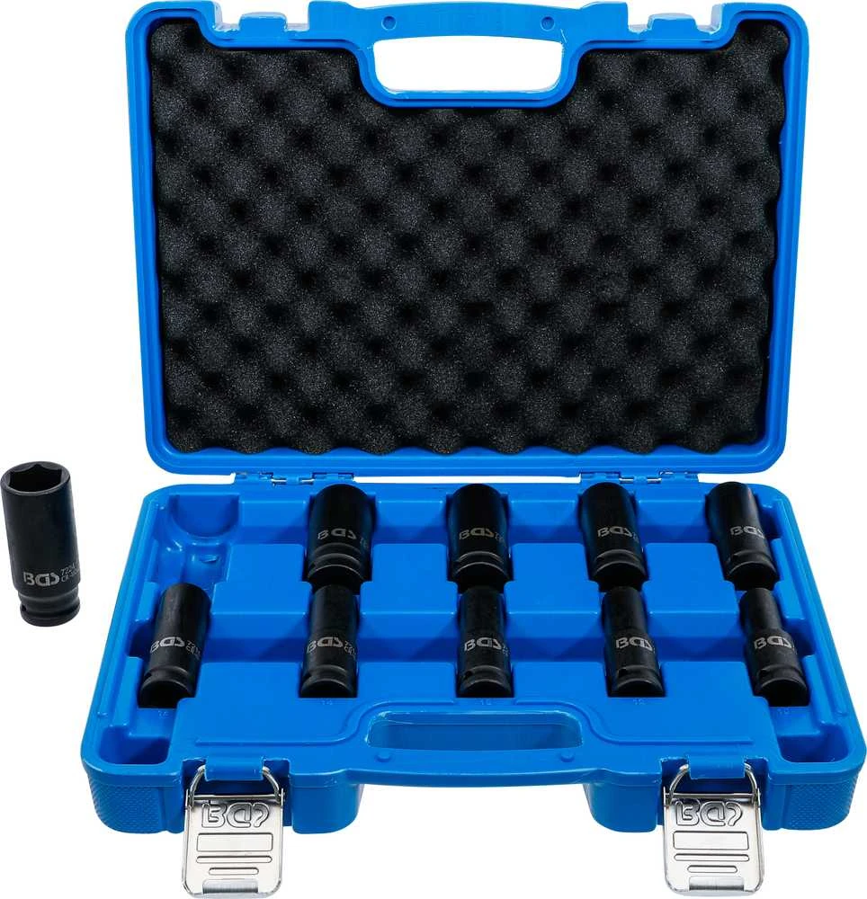 Bgs Technic Smūginių ilgų galvučių rinkinys | 12,5 mm (1/2") | 10-24 mm | 10 vnt. (5206)