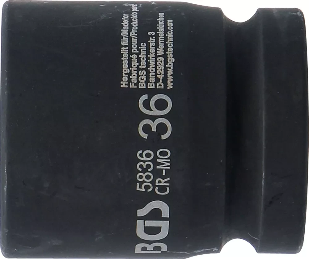 Bgs Technic Smūginė galvutė šešiakampė | 25 mm (1") | 36 mm (5836)