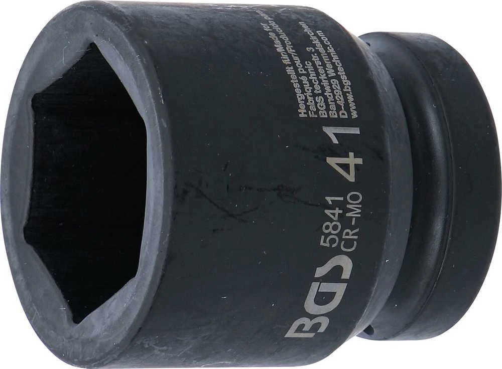 Bgs Technic Smūginė galvutė šešiakampė | 25 mm (1") | 41 mm (5841)