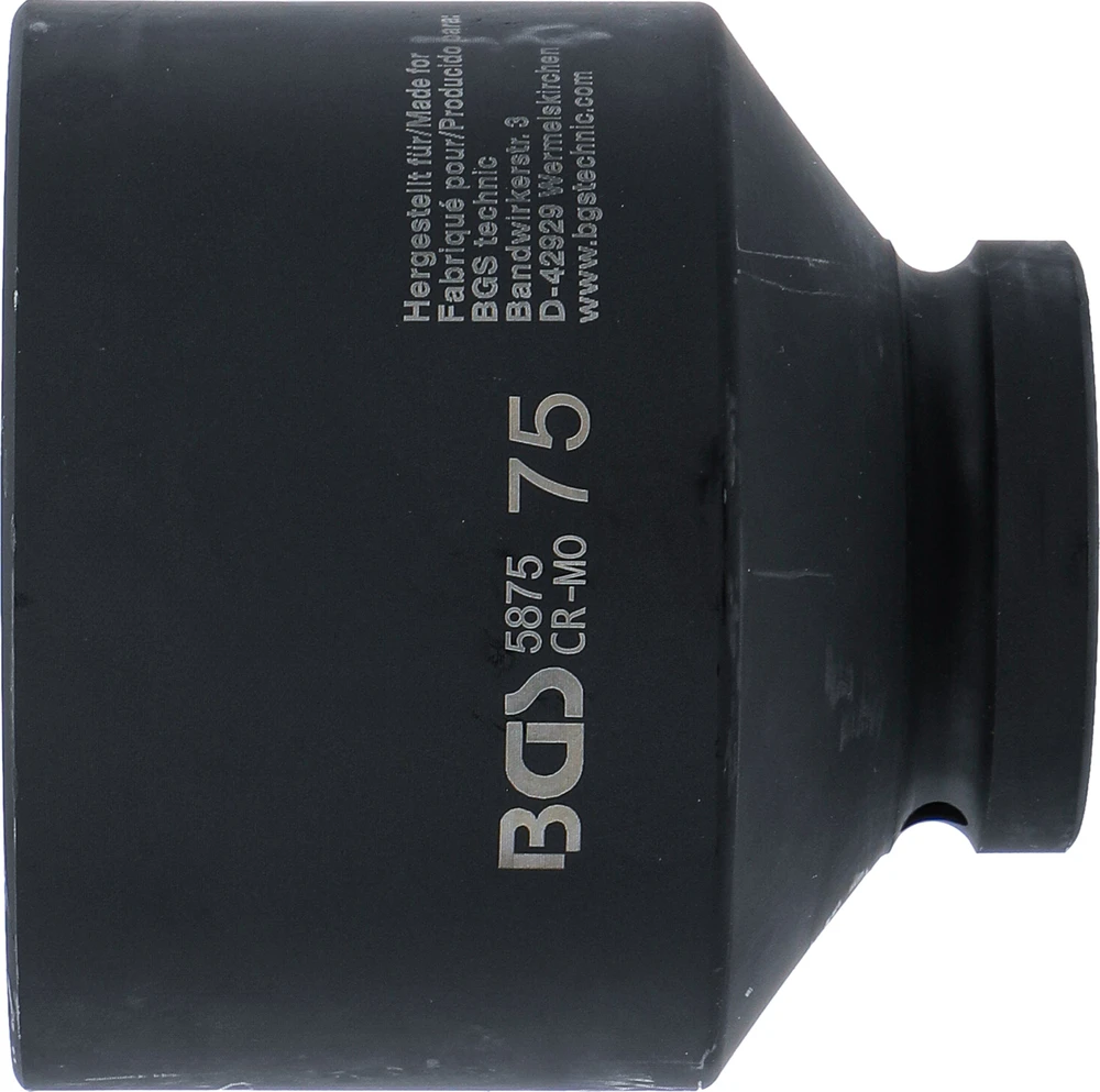 Bgs Technic Smūginė galvutė šešiakampė | 25 mm (1") | 75 mm (5875)