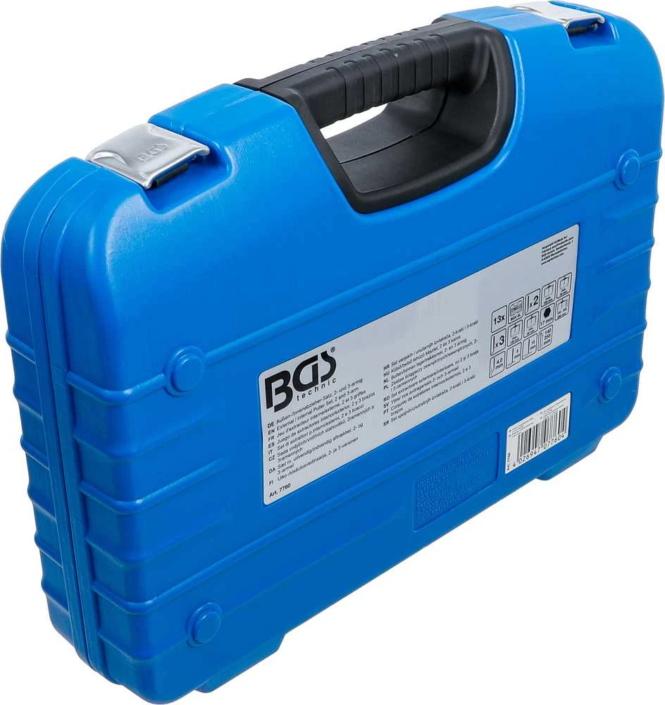 Bgs Technic Išorinis / vidinis nuėmėjų rinkinys, 2 ir 3 kojelės | 12 vnt. (7760)