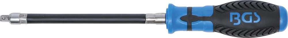 Grąžtas Bgs Technic Atsuktuvas su lanksčia apvalia rankena | išorinis kvadratas 6.3 mm (1/4") (7825)