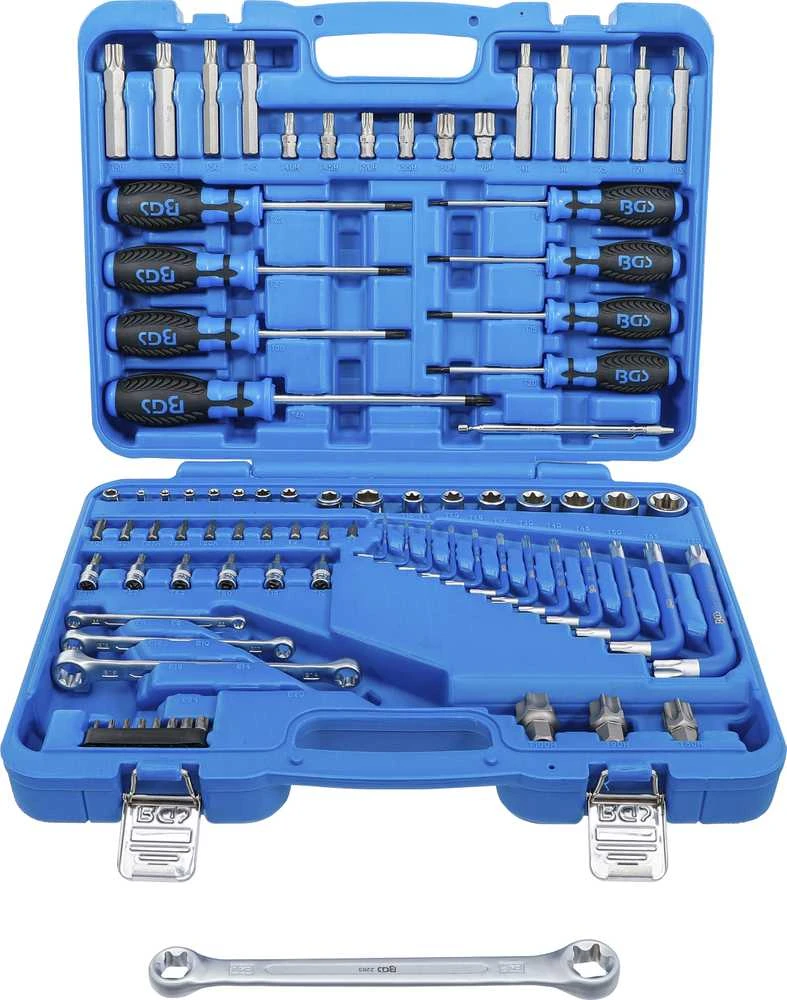 Grąžtas 7849 Raktų rink. Torx 1/4+1/2 84 dalių BGS