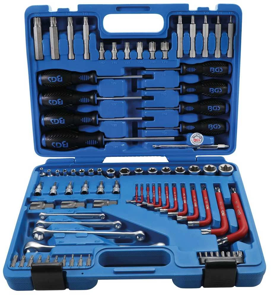Grąžtas 7849 Raktų rink. Torx 1/4+1/2 84 dalių BGS