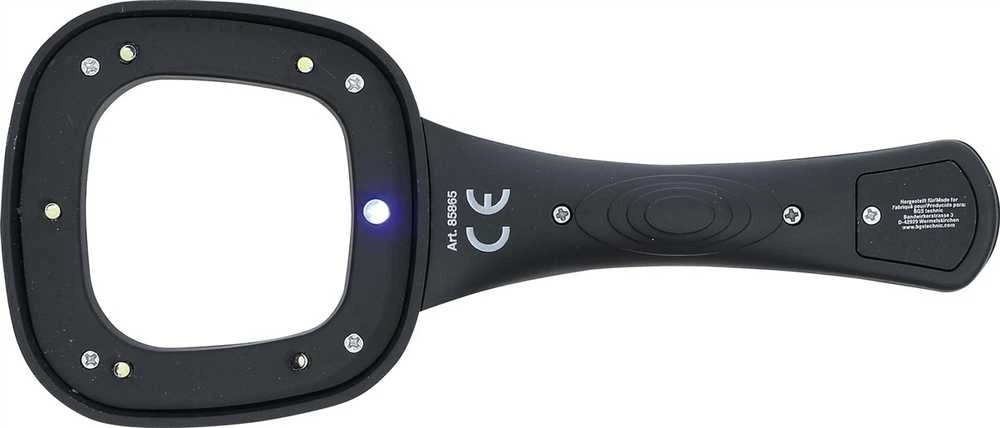 Bgs Technic Didinamasis stiklas / lupa | LED (85865)