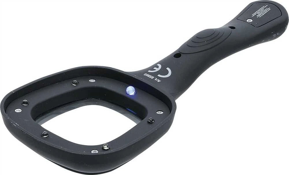 Bgs Technic Didinamasis stiklas / lupa | LED (85865)