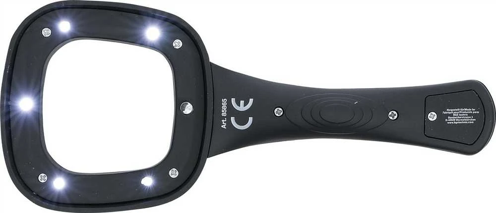Bgs Technic Didinamasis stiklas / lupa | LED (85865)
