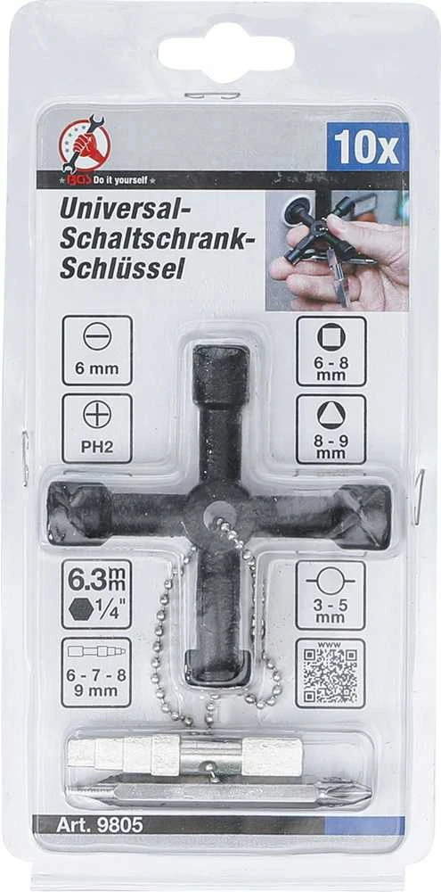 Bgs Technic Universalus skydinės/komutatoriaus raktas (9805)
