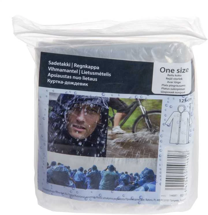 Acces Raincoats Lietpaltis su gobtuvu vyrams, 125 cm.