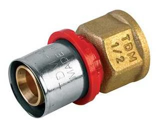 Tdm Brass Tdm_Brass Presuojamas adapteris 1635, 26 mm x 3/4″, vidin. sriegis