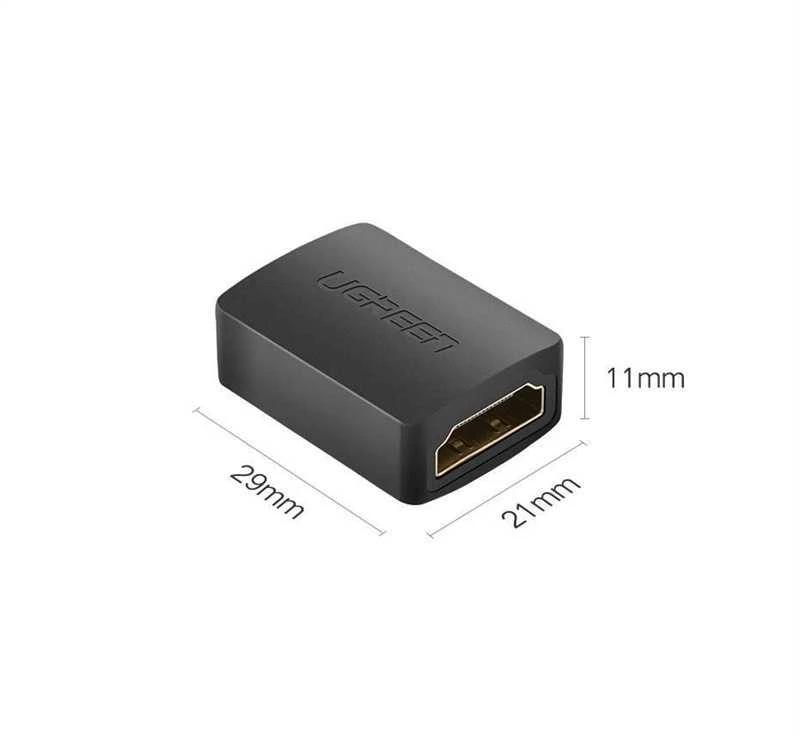 Adapteris Ugreen 20107 HDMI Female ,moteriška,, HDMI Female ,moteriška,, juoda sp.