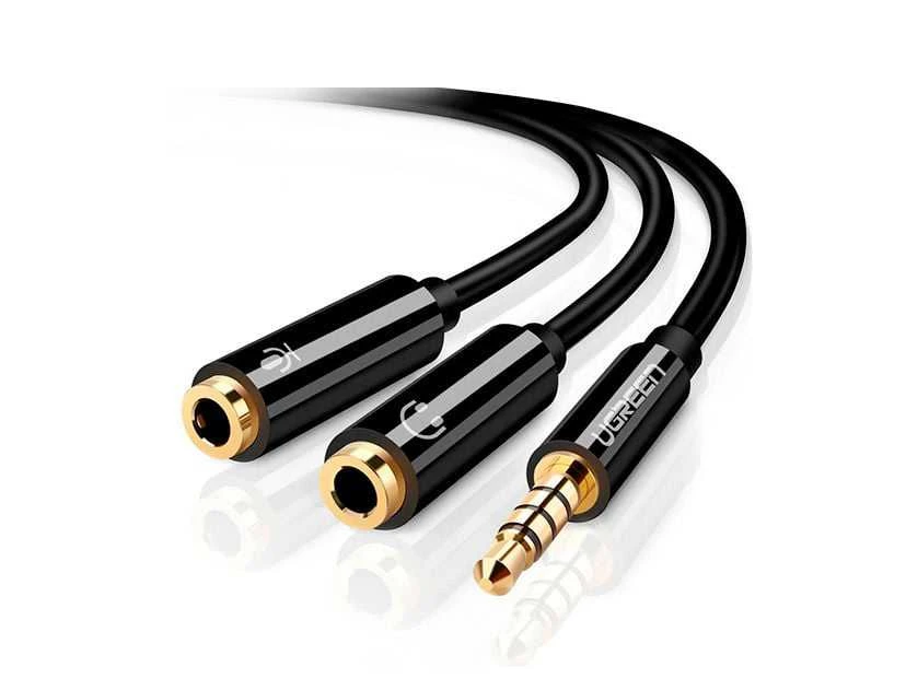 UGREEN AV141 ausinių skirstytuvas 3.5mm - Juodas