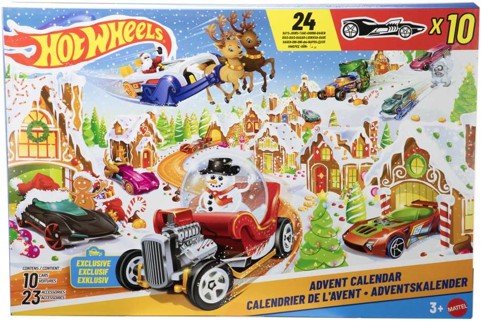 Advento kalendorius Mattel Hot Wheels (JCB47)