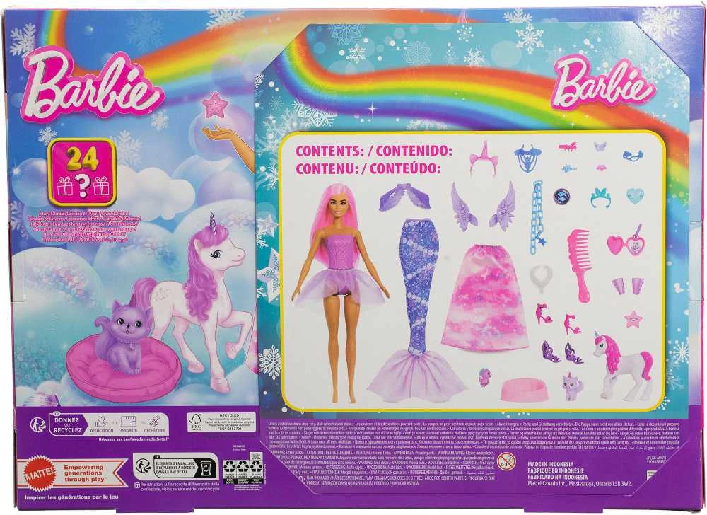 Advento kalendorius Mattel Barbie Fantasy (JFL66)