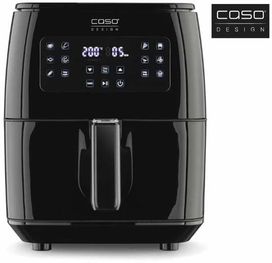 Karšto oro gruzdintuvė CASO Design AF 600 XL, Juodos spalvos