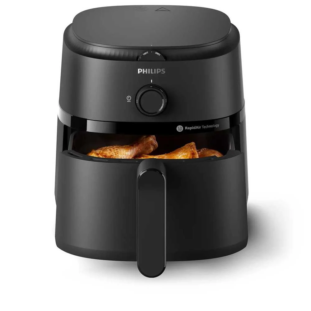 Karšto oro gruzdintuvė Philips 1000 NA120/00. juoda. 1500 W